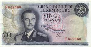 20 Francs 7.3.1966
